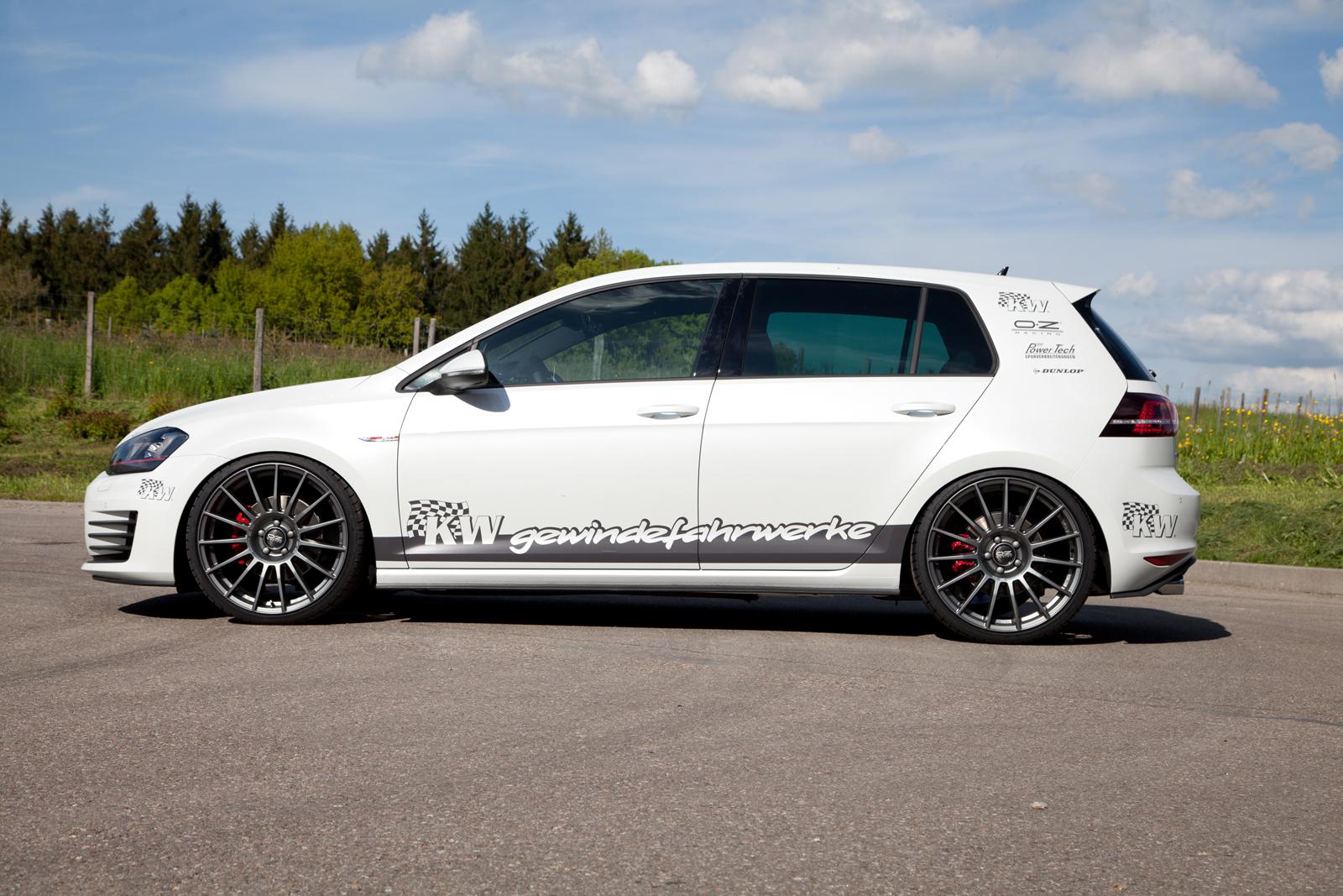 KW Gewindefahrwerk V3 Clubsport Edelstahl INOX inkl. VA Stützlager | VW Golf 7 GTI 2013-