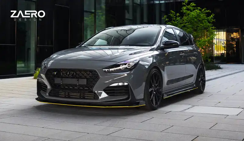 ZAERO Design EVO-1 Frontspoiler inkl. DTC-Gutachten | Hyundai i30N Hatchback Vorfacelift