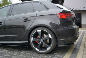 Maxton Design Heckdiffusor Seitenteile (FLAPS) | Audi RS3 8V Sportback Facelift