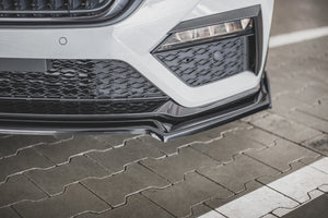 Maxton Design Frontspoiler V.2 inkl. Flaps | Skoda Octavia RS MK4 2020-