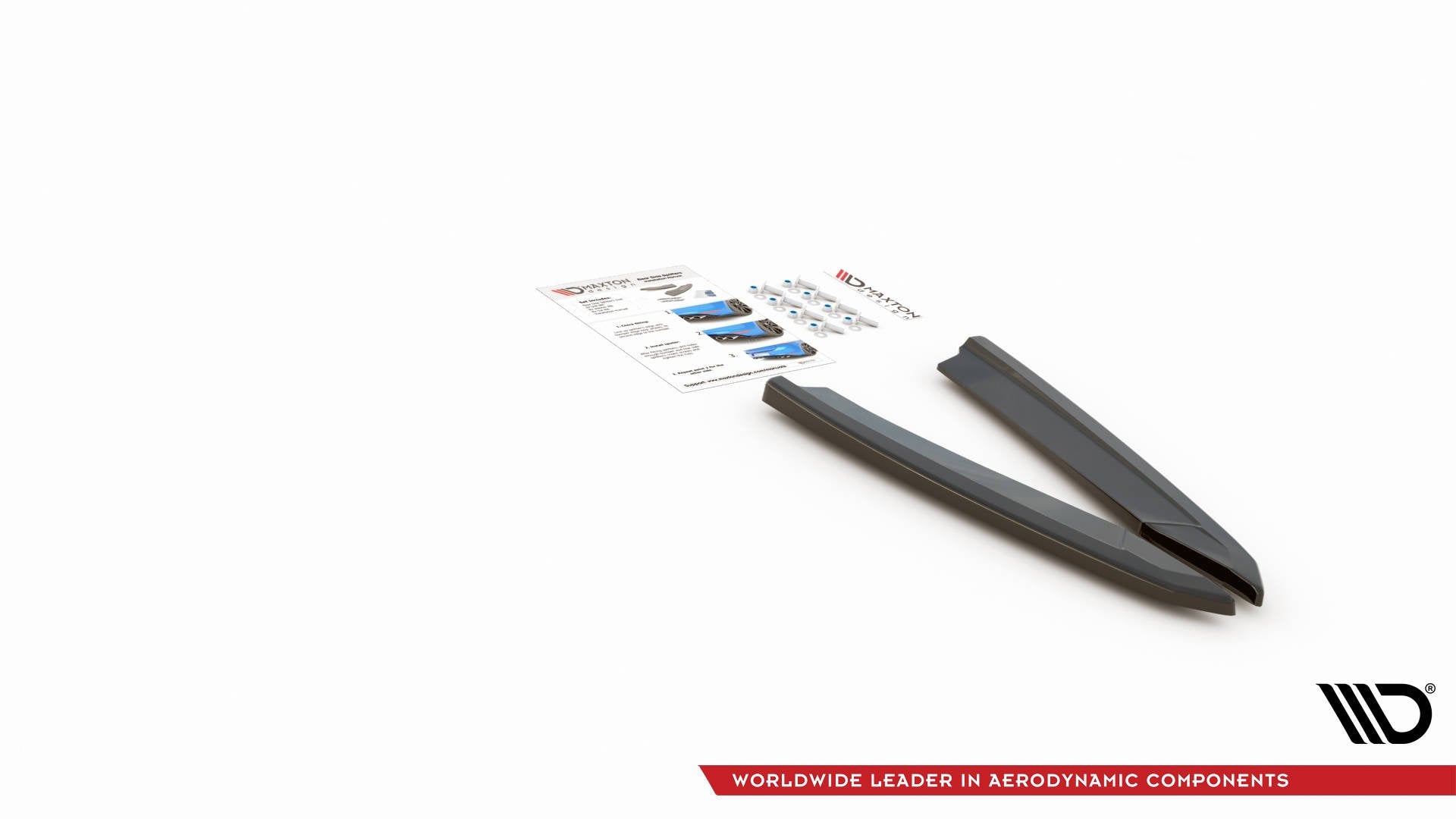 Maxton Design Heckdiffusor Seitenteile (FLAPS) | Skoda Octavia RS 2020-